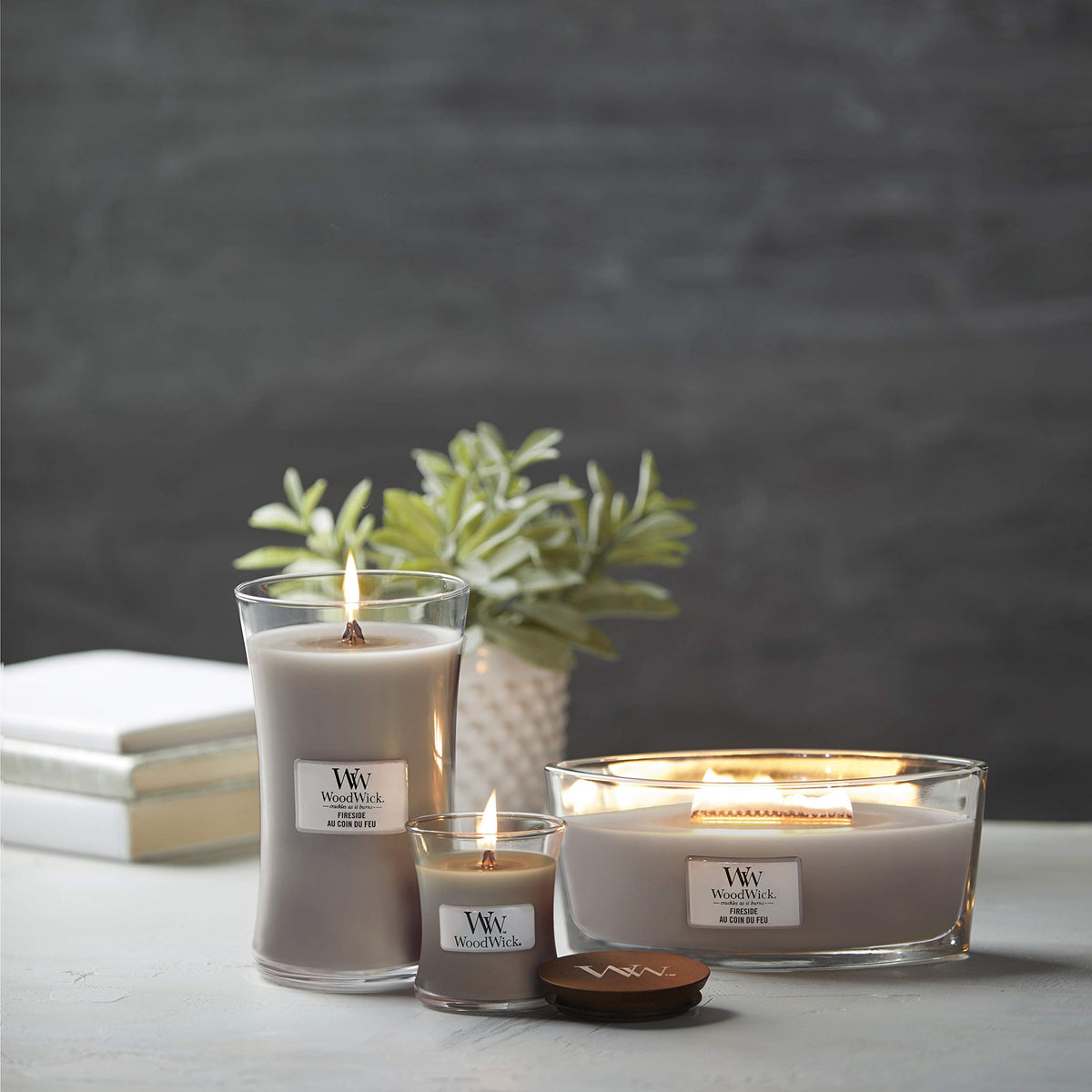 Large Scented Candle with Crackling Wick K805397