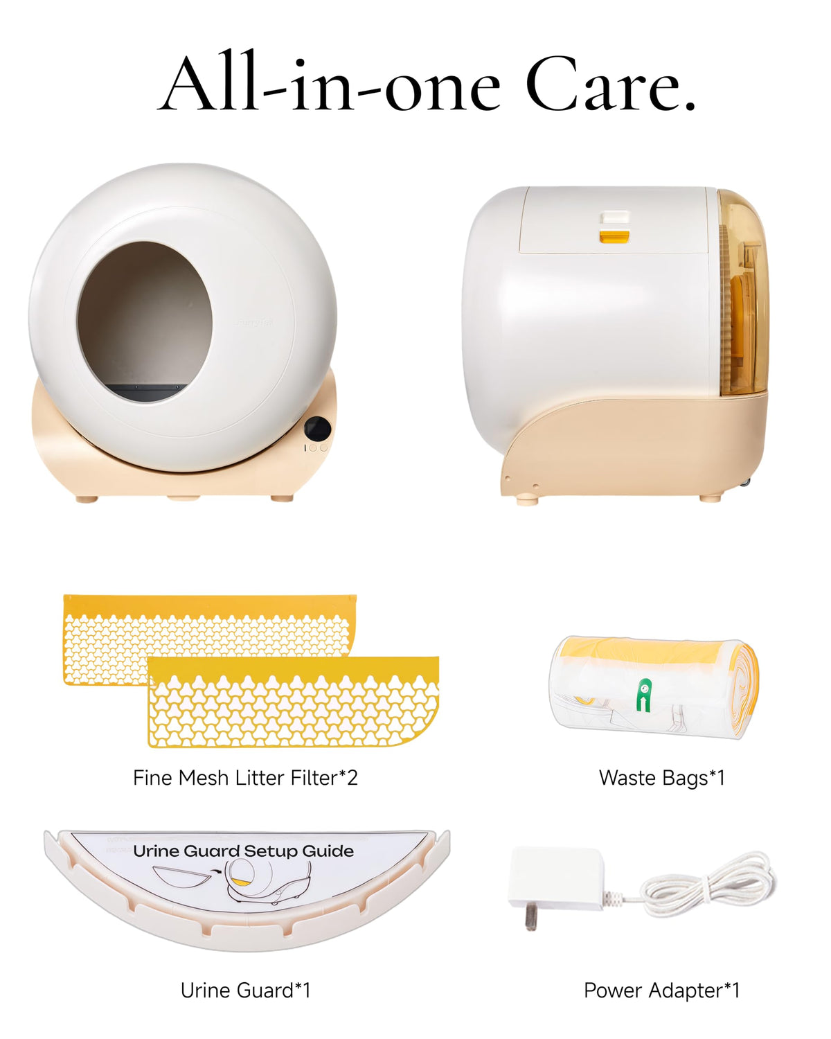 Automatic Self Cleaning Litter Box with Night Light U979