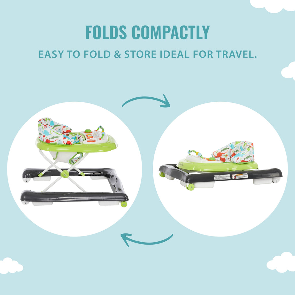 2-in-1 Convertible Baby Walker with Adjustable Seat R423695