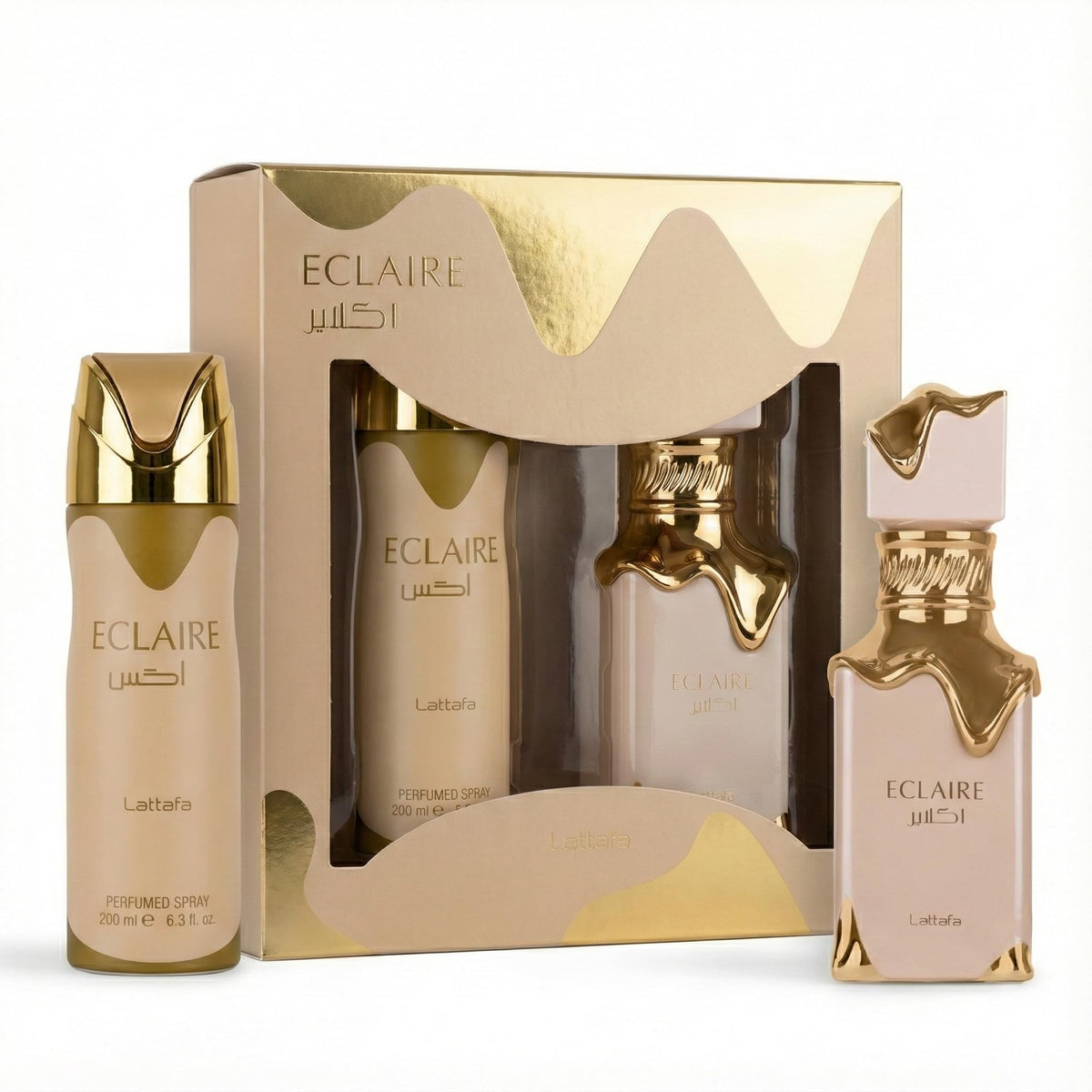 2 Pcs Gift Set With 100ml EDP + 200ml Perfumed Spray S795517