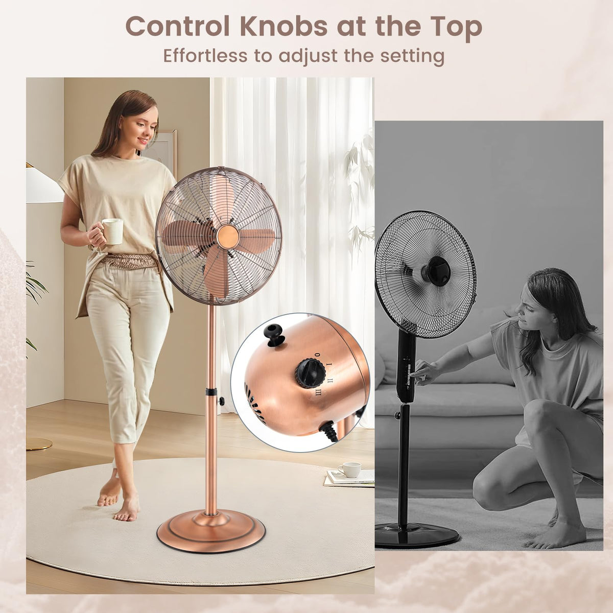 16" Metal Pedestal Fan U64719