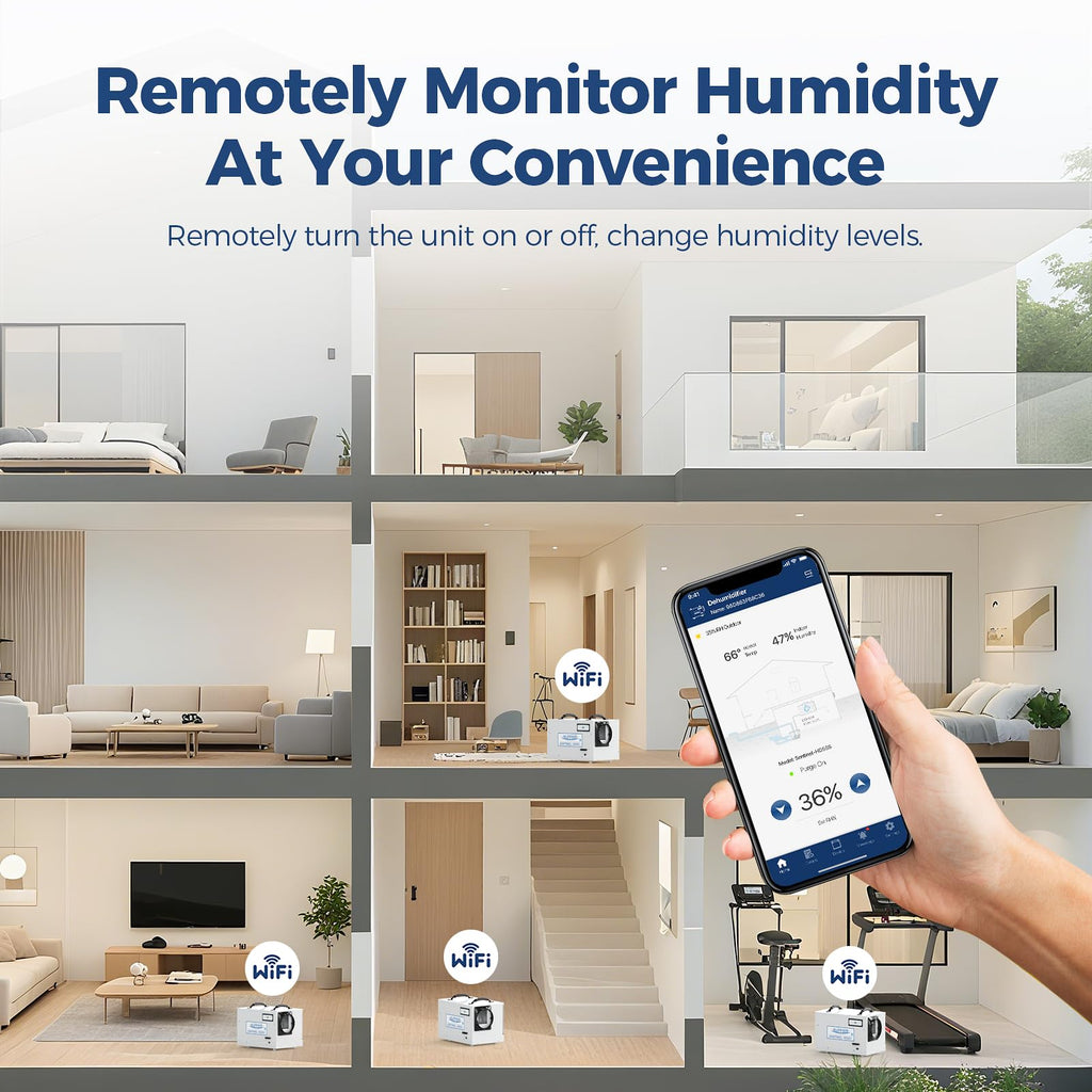120 Pints Wi-Fi Dehumidifier P8147