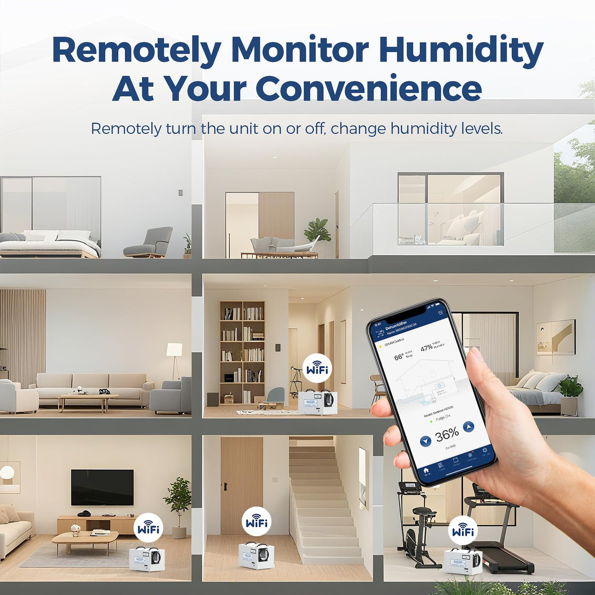 120 Pints Wi-Fi Dehumidifier P8147