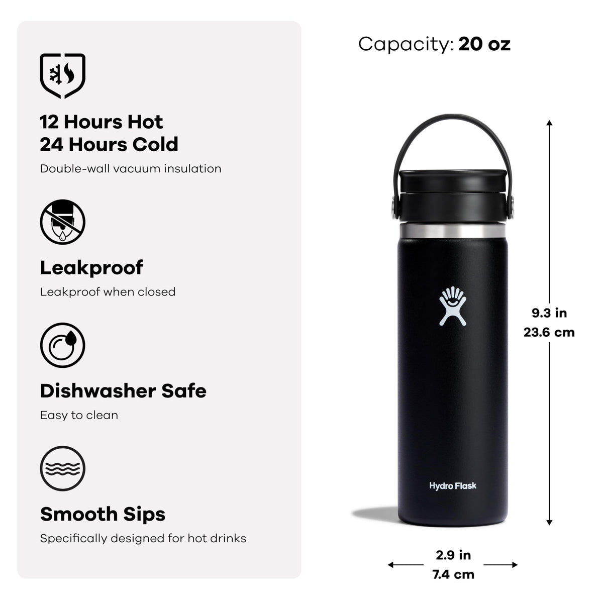 20 Oz Insulated Stainless Steel Coffee Tumbler Y44235