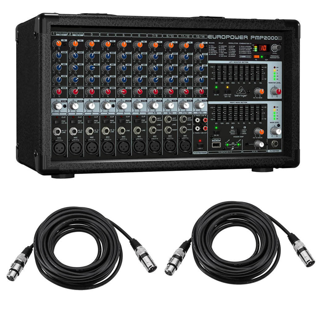 2000-Watt 14-Channel Powered Mixer O973