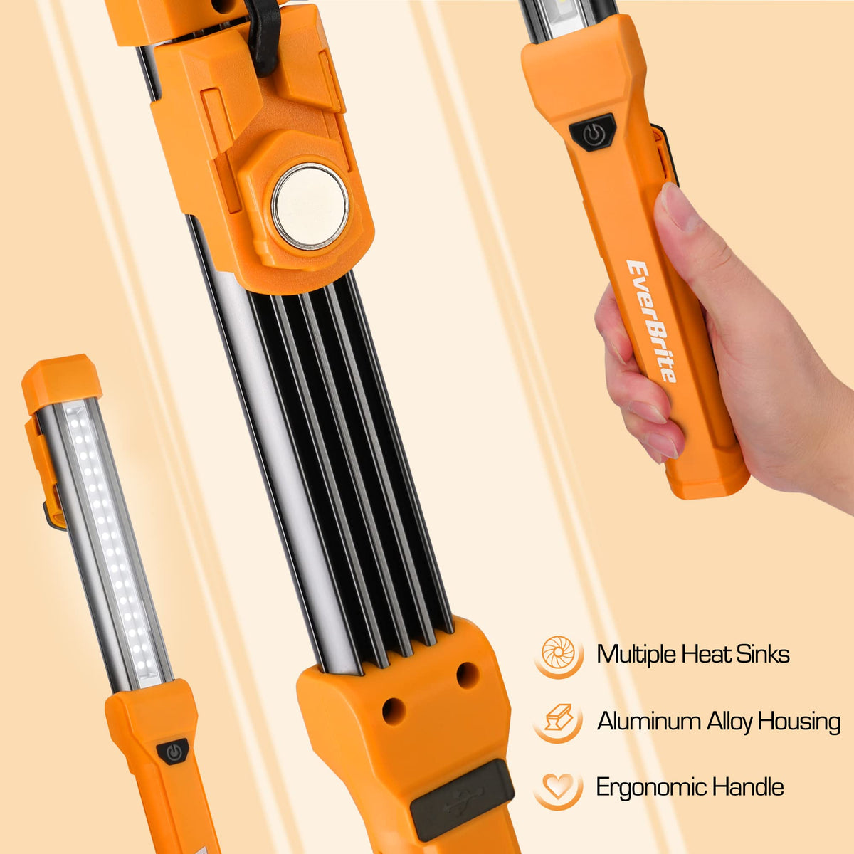 1000LM Rechargeable Magnetic Work Light C32268