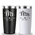 20 oz Black & White Tumbler O23919