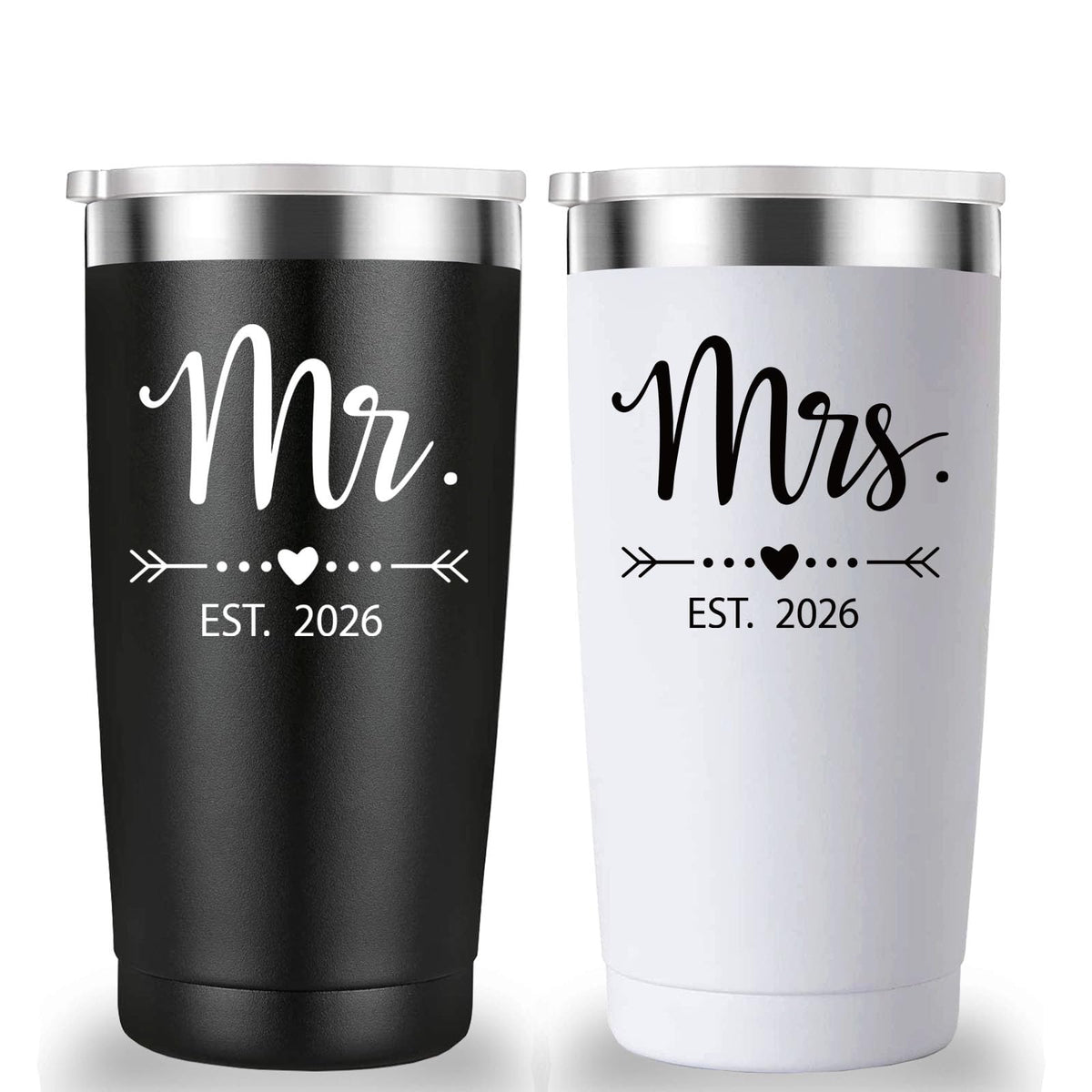 20 oz Black & White Tumbler O23919