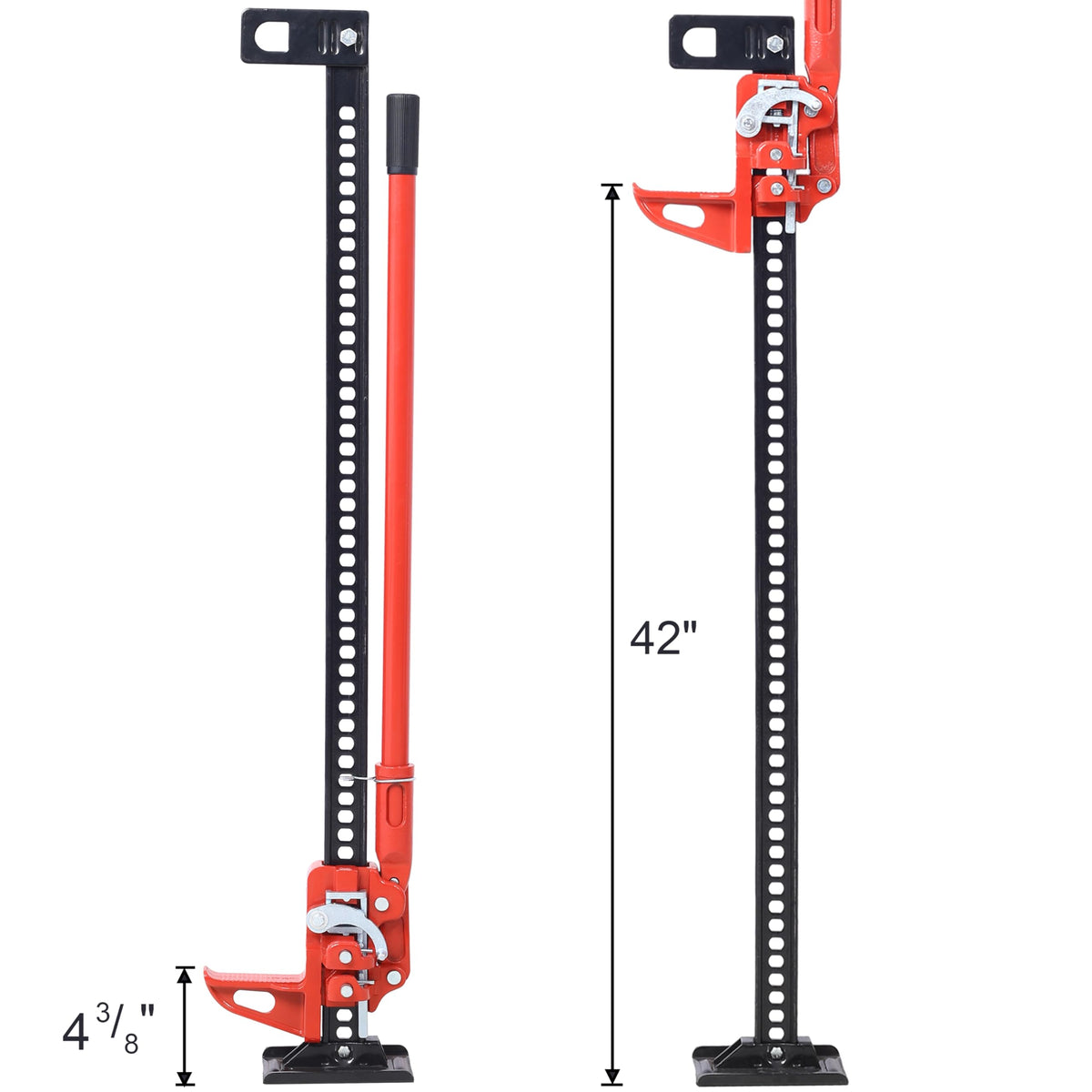 7000 lbs Capacity 48 inch Ratcheting Farm Jack C65384