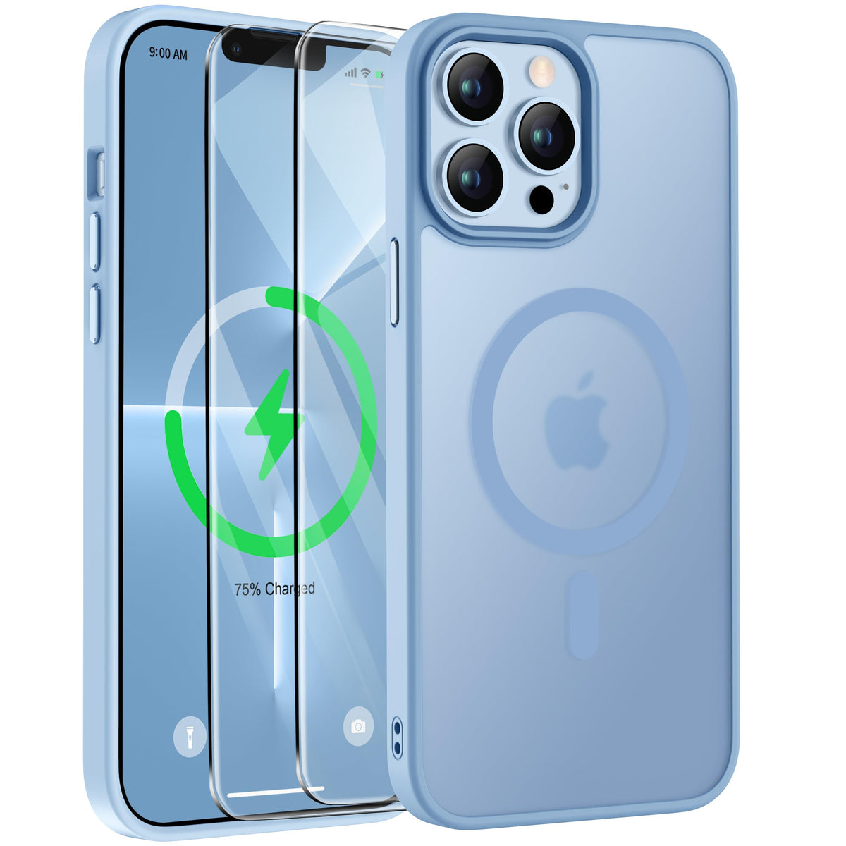 Sky Blue iPhone 13 Pro Max Case B611