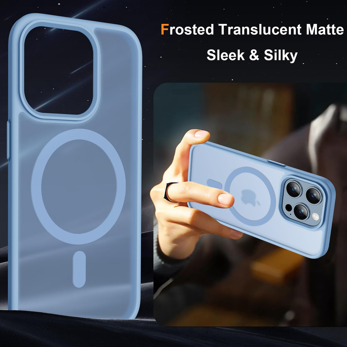 Sky Blue iPhone 13 Pro Max Case B611