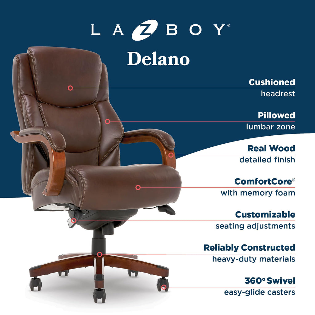 Big and Tall Leather Executive Office Chair G541