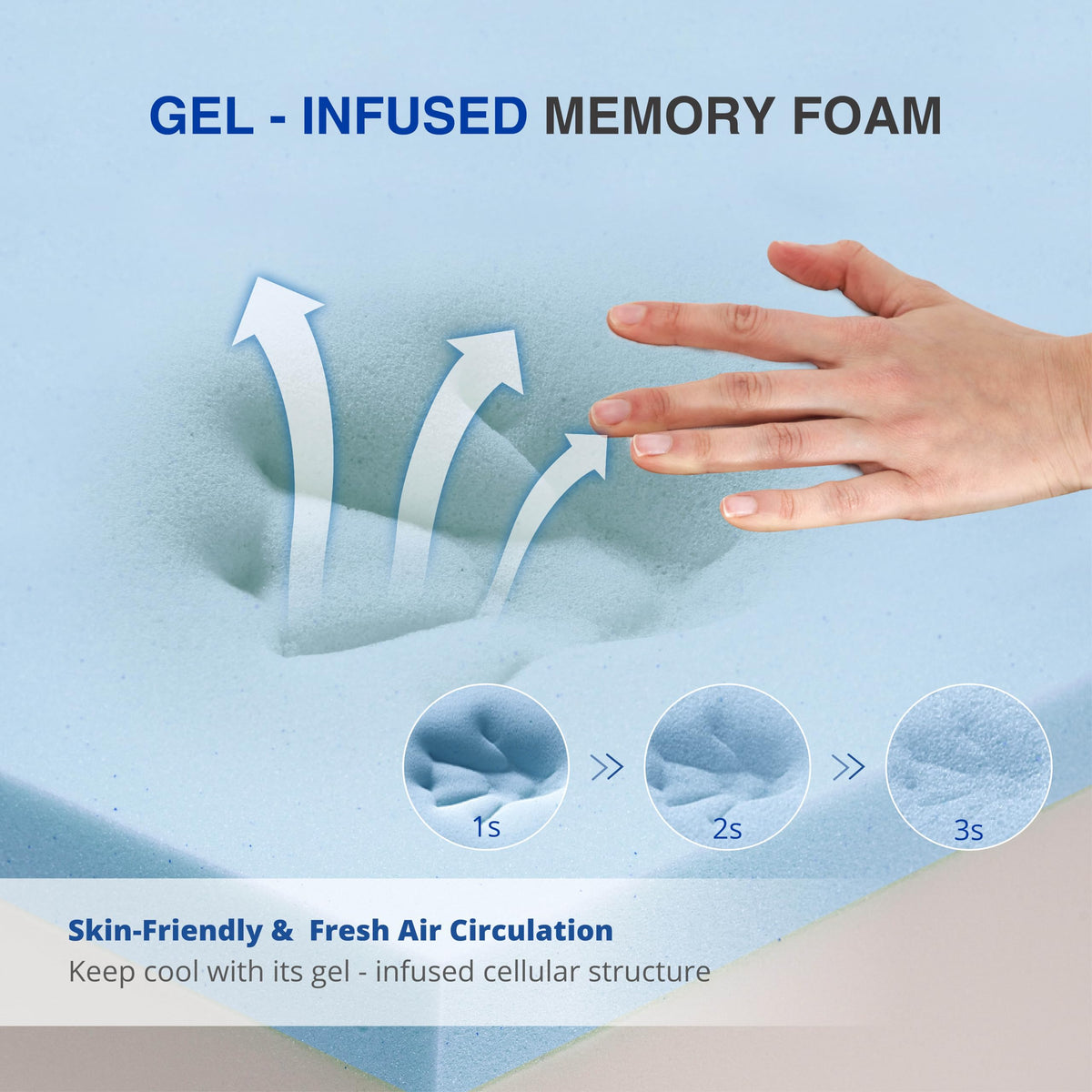 6 Inch Twin Size Gel Memory Foam Mattress C681679