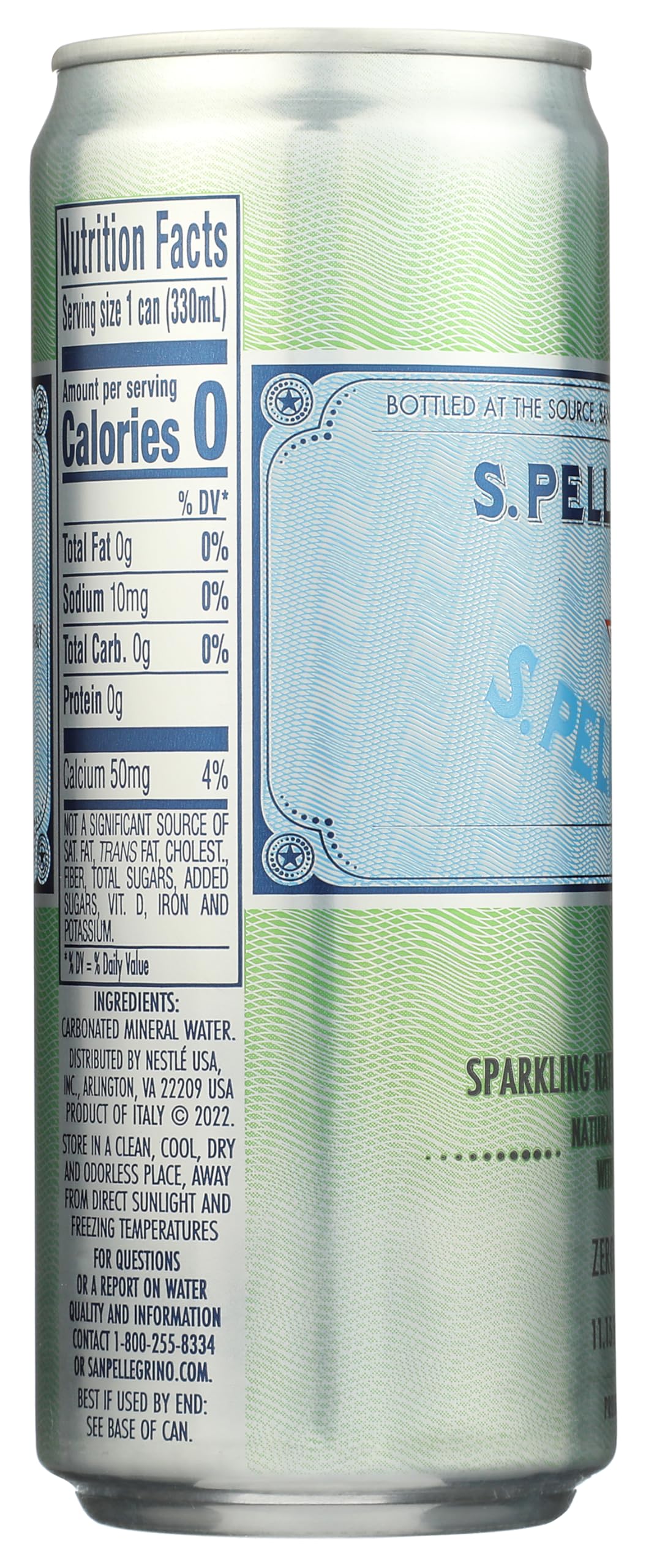 Sparkling Natural Mineral Water 11.15 Fl Oz L9194