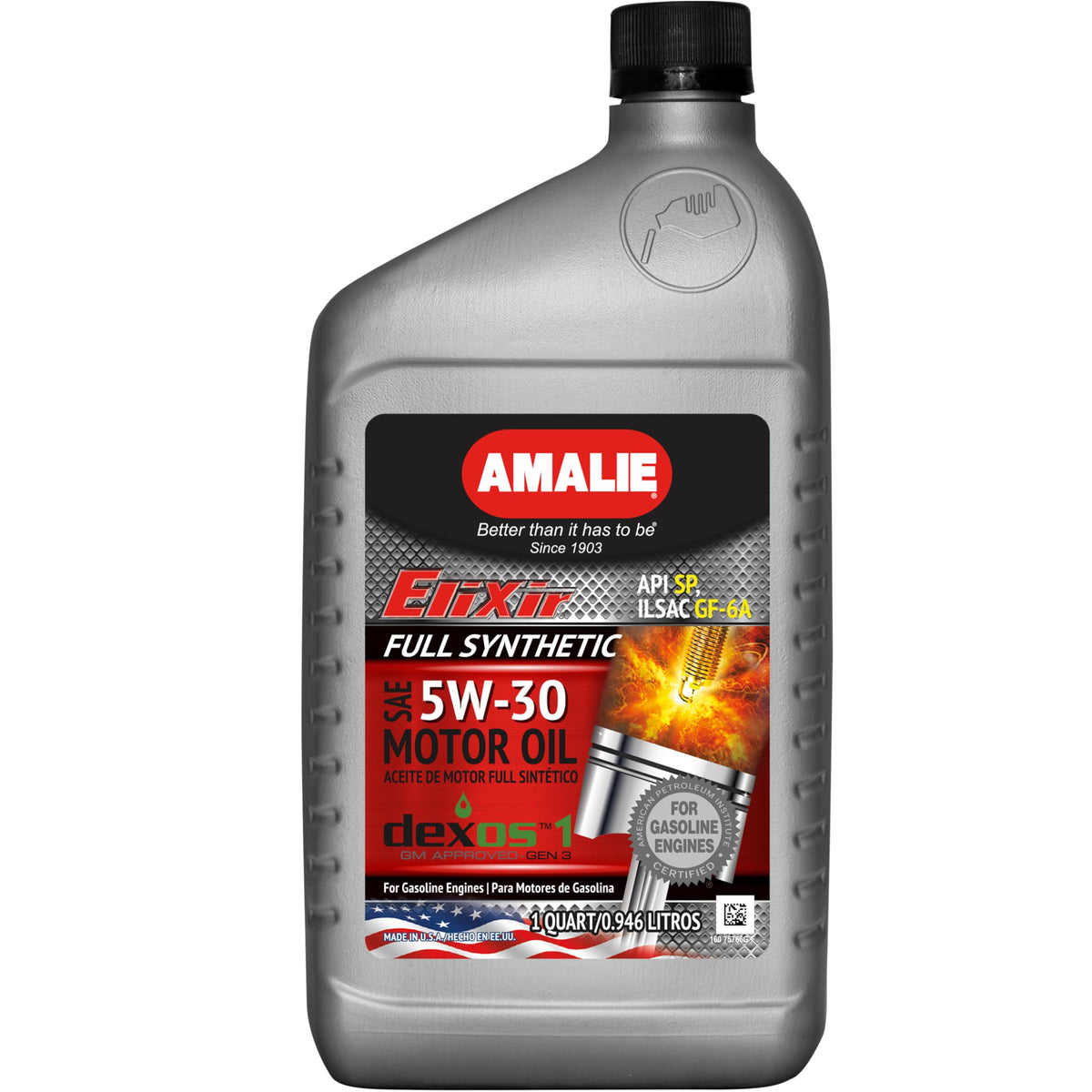 Full Synthetic 5W-30 Motor Oil 1 Quart Pack of 12 O7805