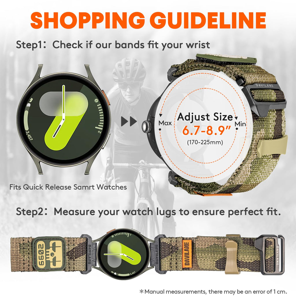 20/22mm Quick Release Watch Band H5296