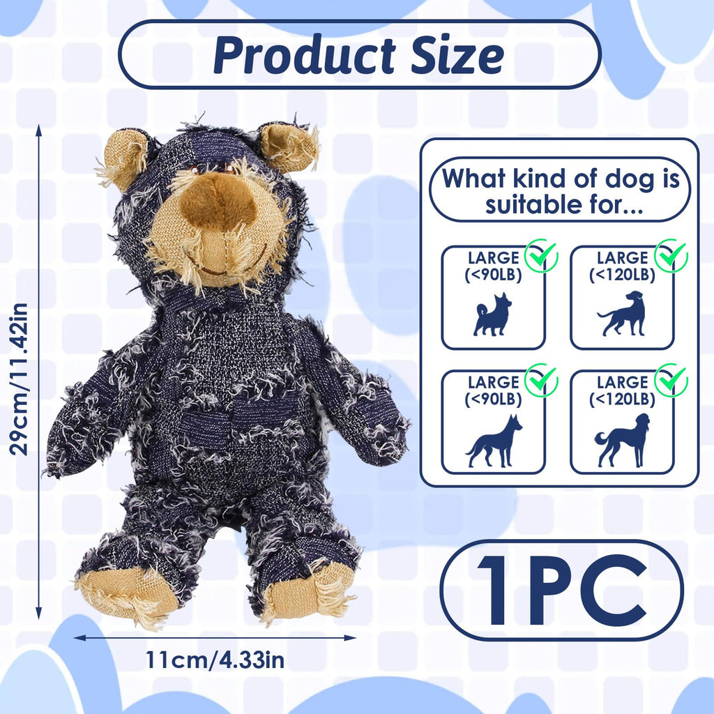 Squeaky Plush Dog Toy F71289