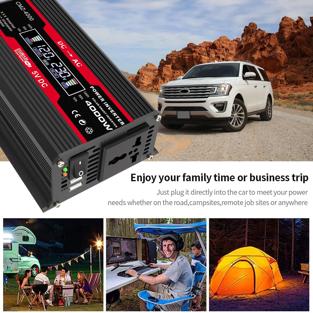 12V Off-Grid Solar Panel Kit with Inverter & Charge Controller M3977