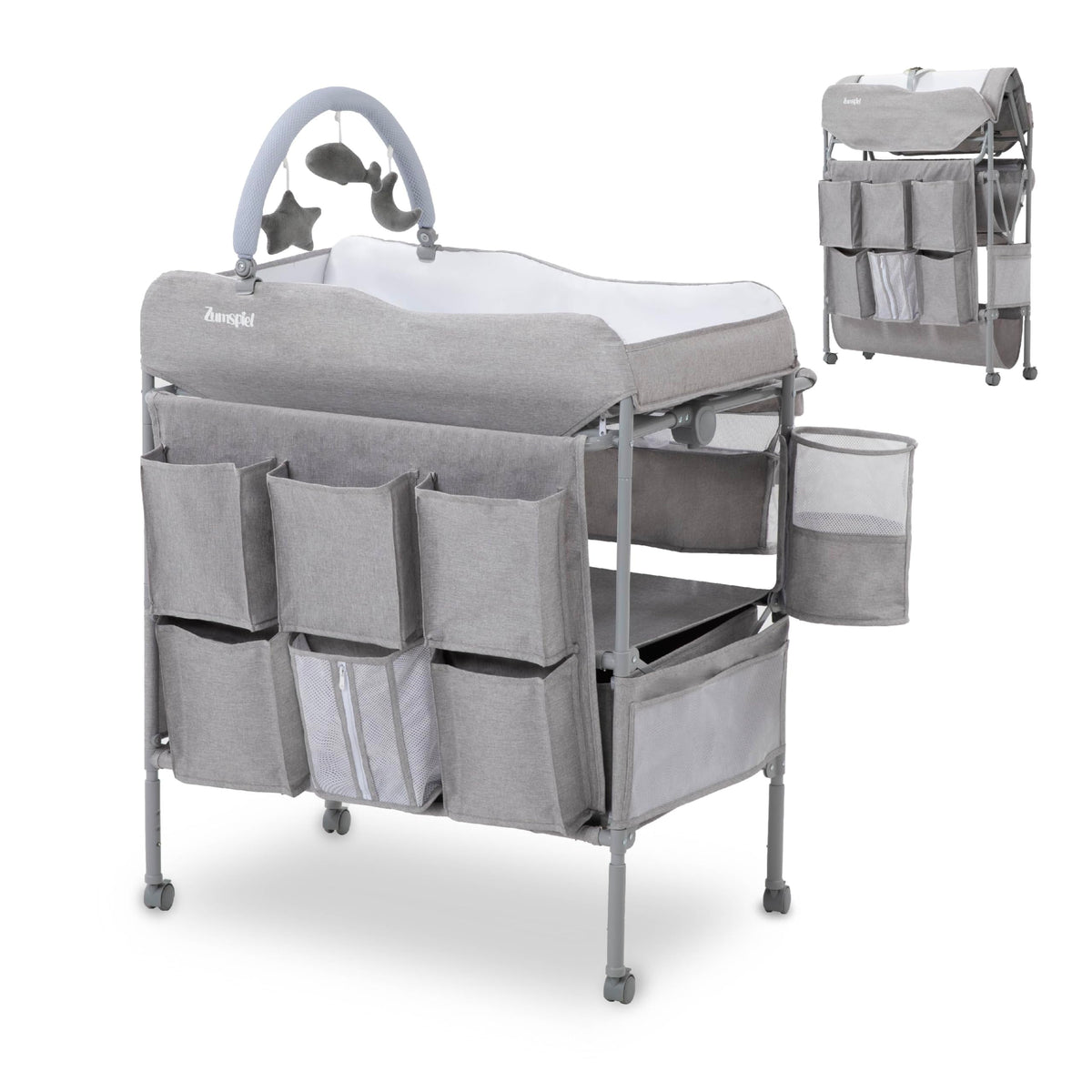 Portable Folding Baby Changing Table with 2 Drawers Z71363
