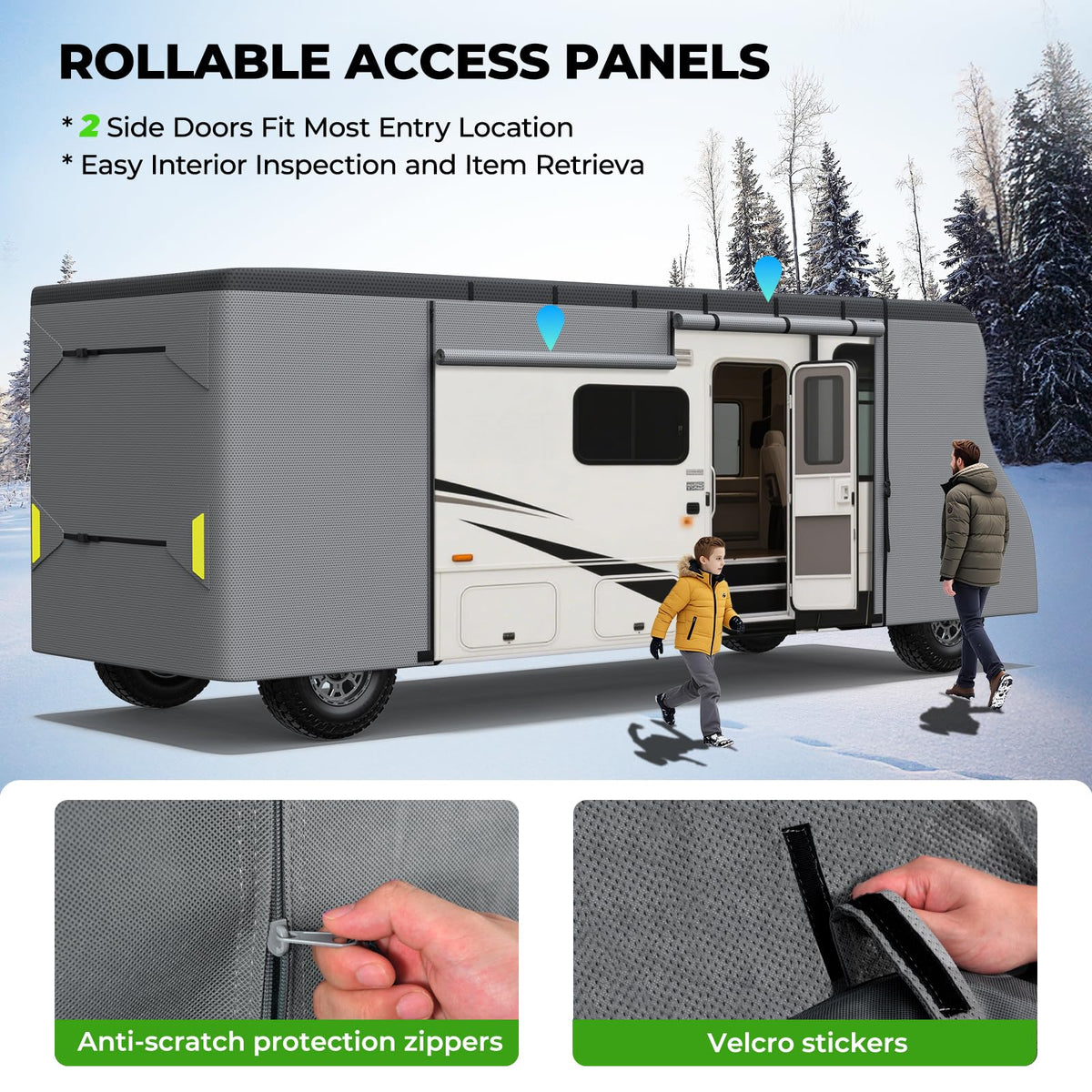 9 Layers RV Cover Set Fits 23-26FT V5997