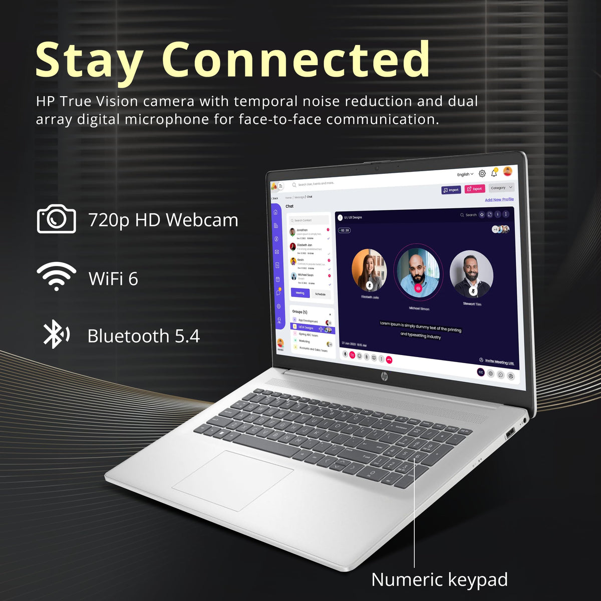 17.3" HD+ Touchscreen Laptop, AMD Ryzen 5, 16GB RAM, 1.5TB Storage, Silver D7477