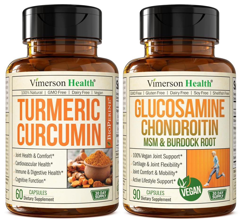Turmeric Curcumin with Black Pepper Extract Joint Support Supplement N780