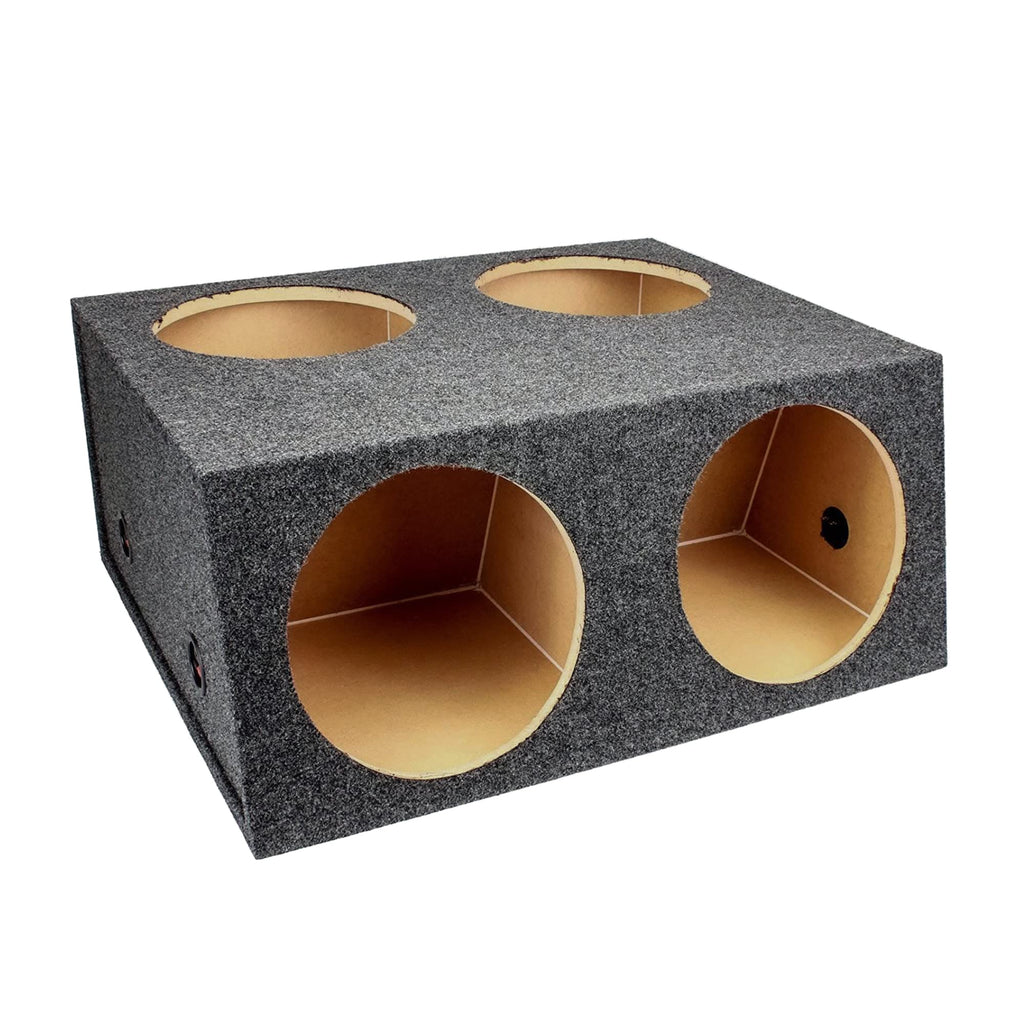 12 Inch 4 Hole Sealed Divided Speaker Box Subwoofer Enclosure Q9449