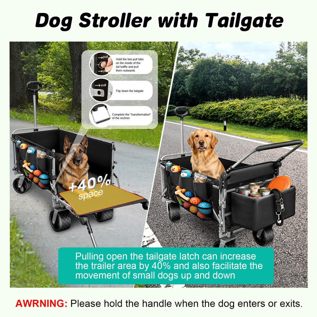 Large Dog Wagon Cart P5177