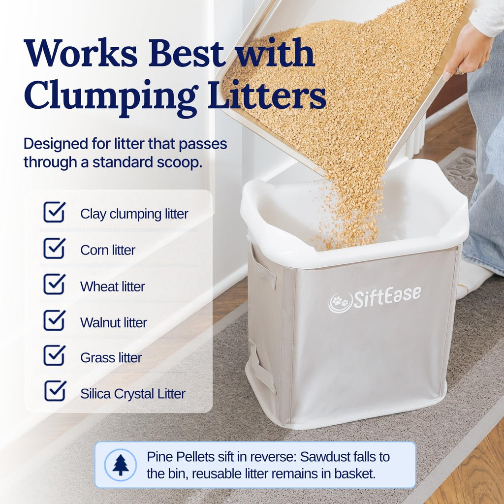 Cat Litter Sifter with Bin L6635