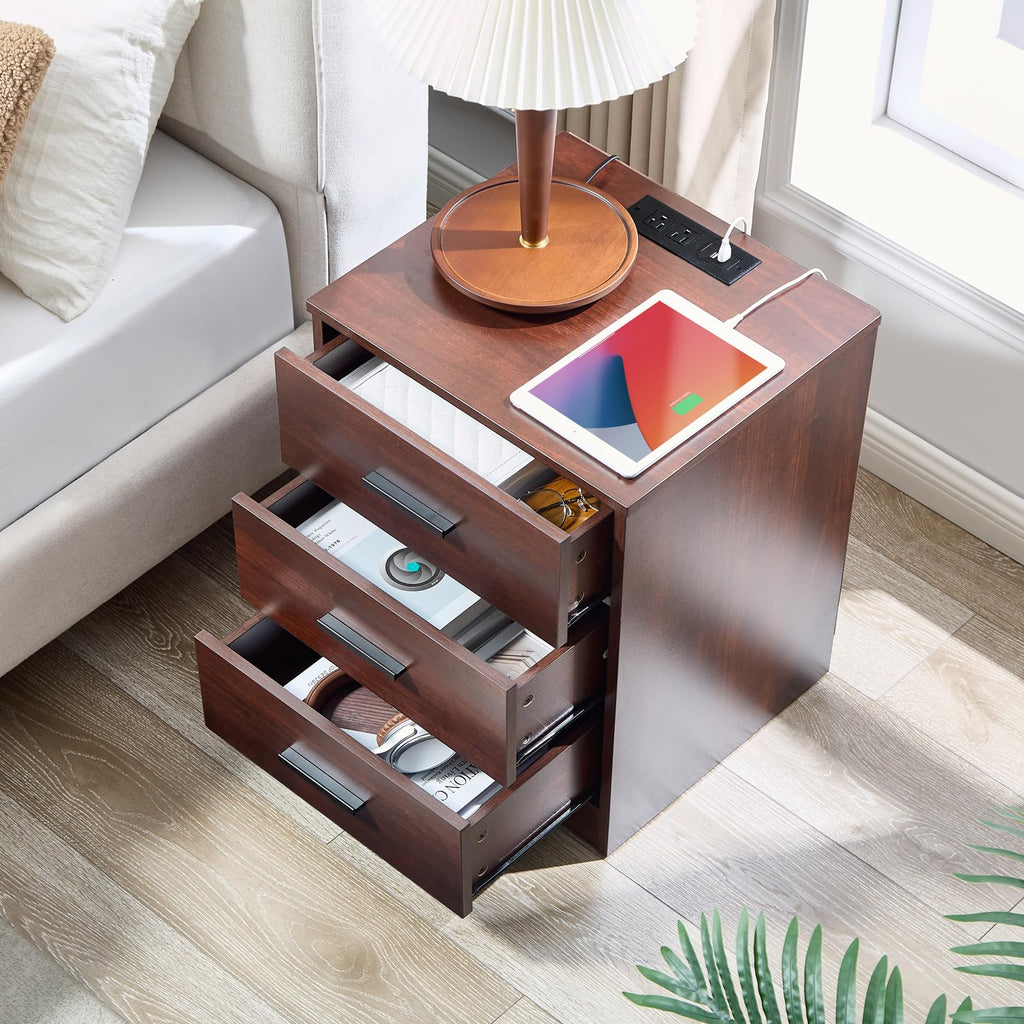 Cherry Wood 3 Drawer Dresser Y54340