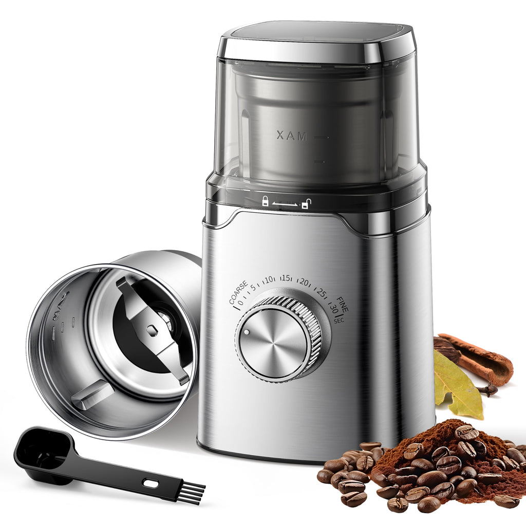 Electric Blade Coffee Grinder with Removable Stainless Steel Bowl U680312