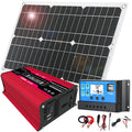 12V Off-Grid Solar Panel Kit with Inverter & Charge Controller M3977
