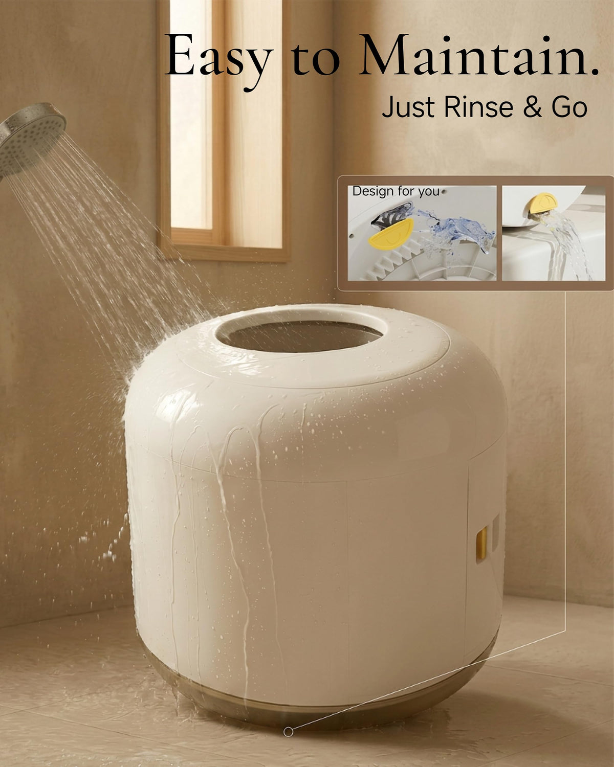 Automatic Self Cleaning Litter Box with Night Light U979