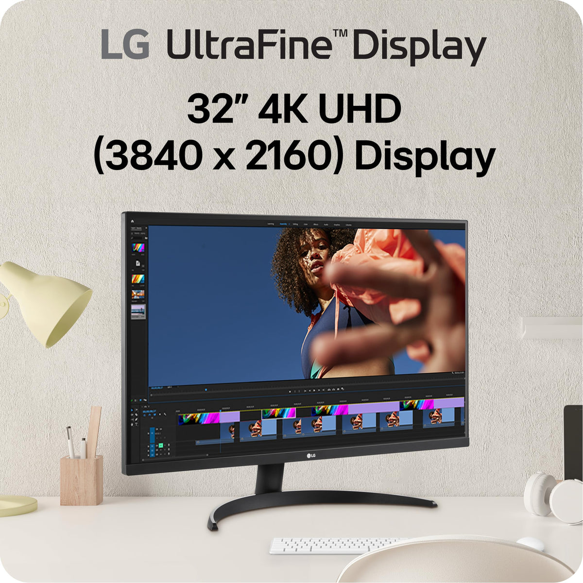 32-inch 4K UHD Computer Monitor Black F689