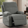 360° Swivel Rocker Recliner Chair with Cup Holders B274581