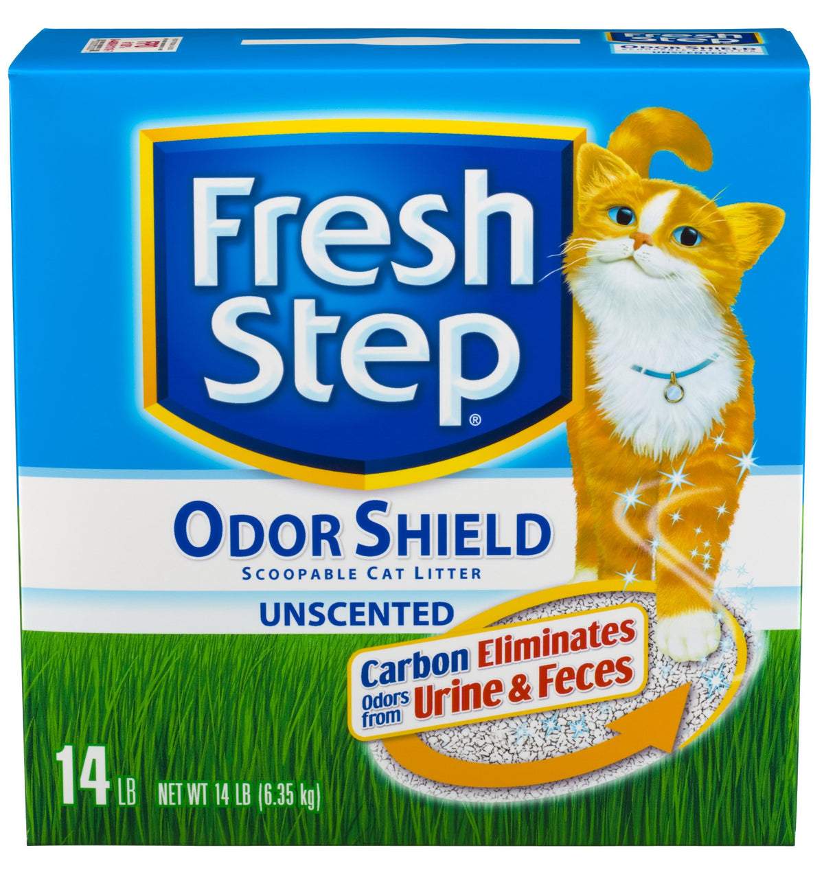 Unscented Clumping Cat Litter with Activated Charcoal, 14 lb Y807