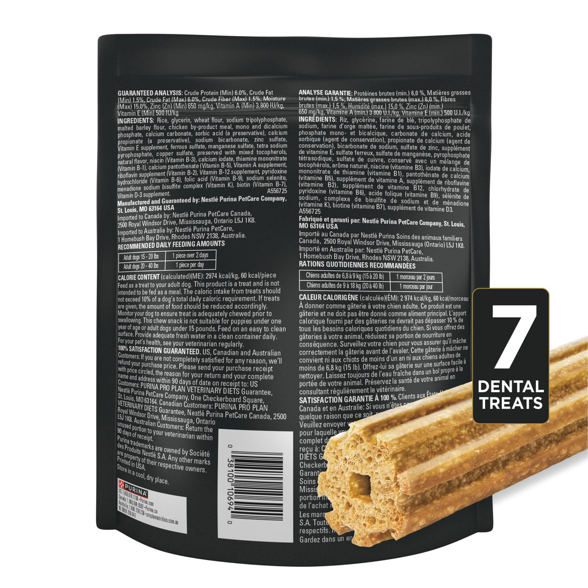 Small Medium Breed Dental Dog Chews J4634